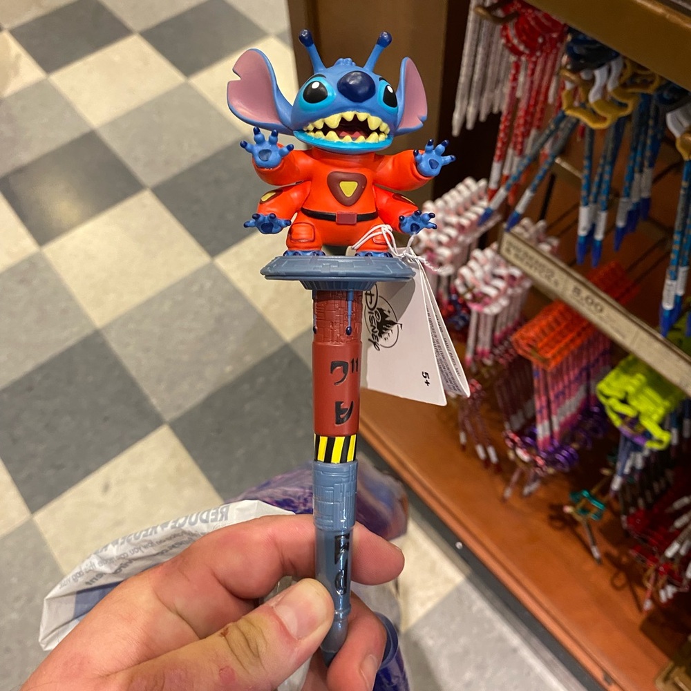 Disney Parks Stitch UFO Figure Pen New With Tag 2024 BNWT NEW